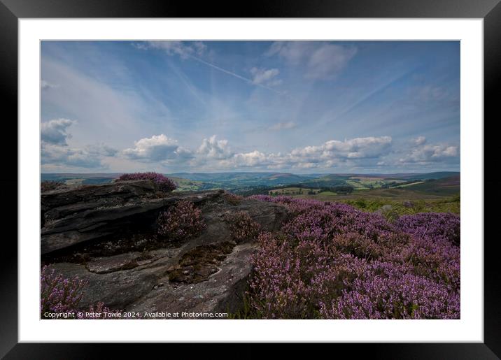 Surprise View,Hathersage Framed Mounted Print by Peter Towle