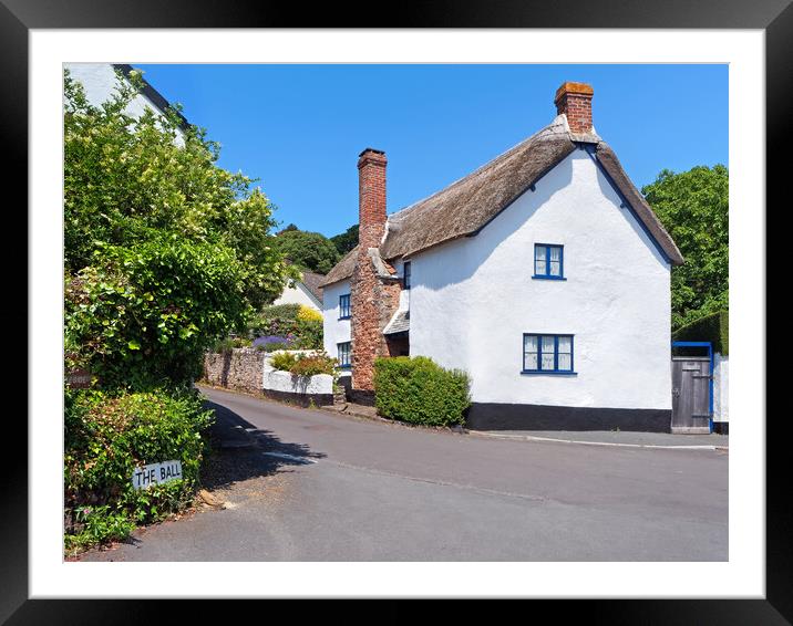 Minehead Cottage Somerset Framed Mounted Print by Darren Galpin