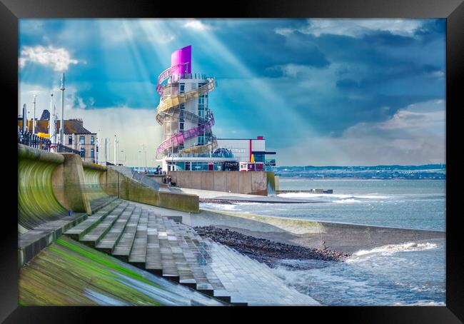 Redcar Framed Print by Alison Chambers