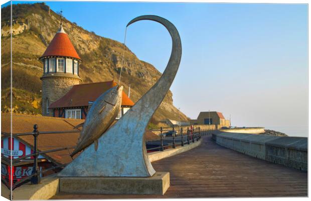 The Tunny Scarborough  Canvas Print by Alison Chambers