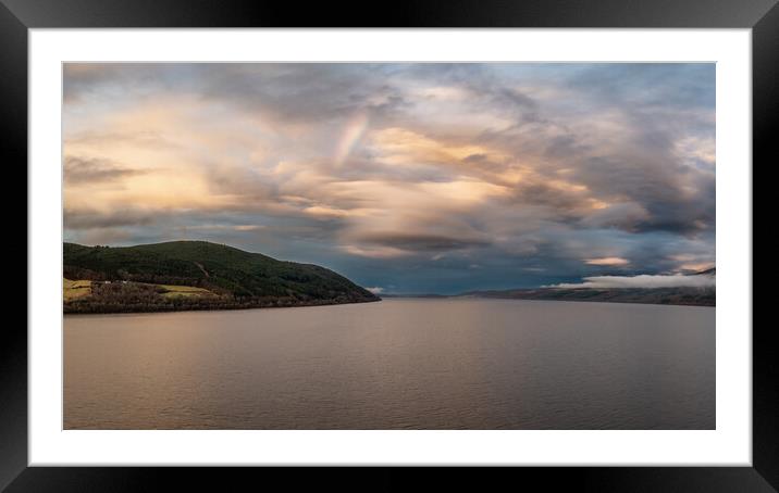 Loch Ness Storm Framed Mounted Print by Apollo Aerial Photography