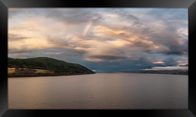 Loch Ness Storm Framed Print by Apollo Aerial Photography