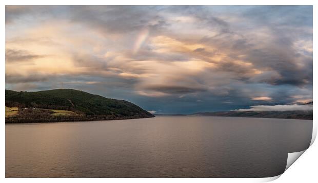 Loch Ness Storm Print by Apollo Aerial Photography