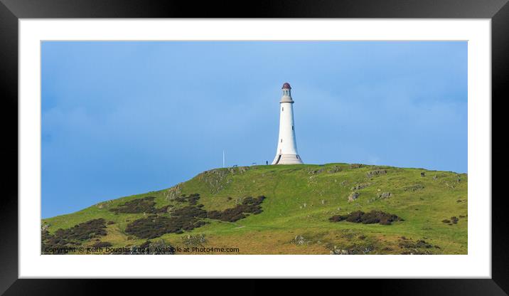 The Hoad Monument, Ulverston (panorama) Framed Mounted Print by Keith Douglas
