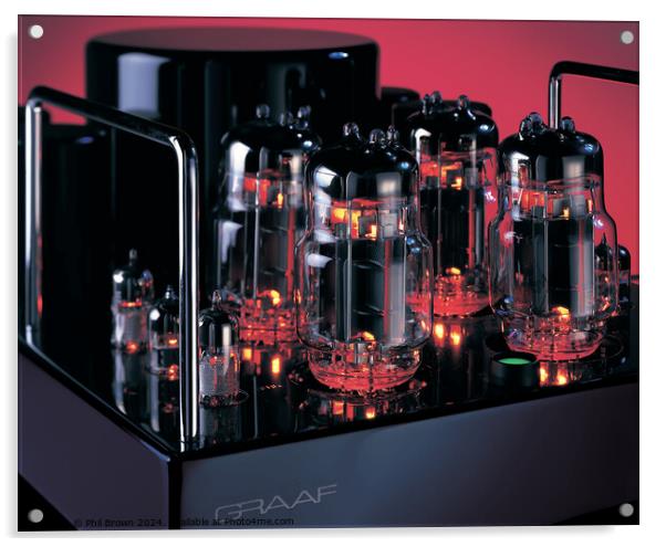 Graaf Gm20 valve amplifier Acrylic by Phil Brown