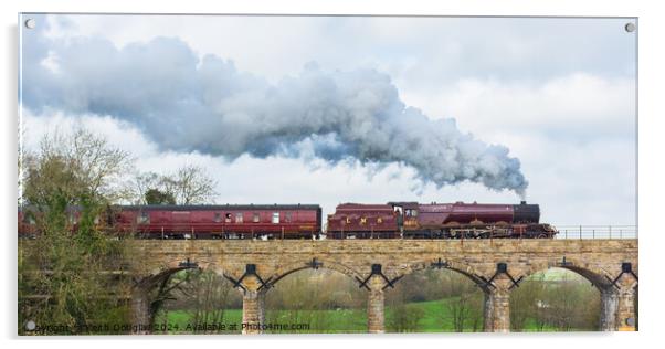 Princess Elizabeth Steam Locomotive Acrylic by Keith Douglas