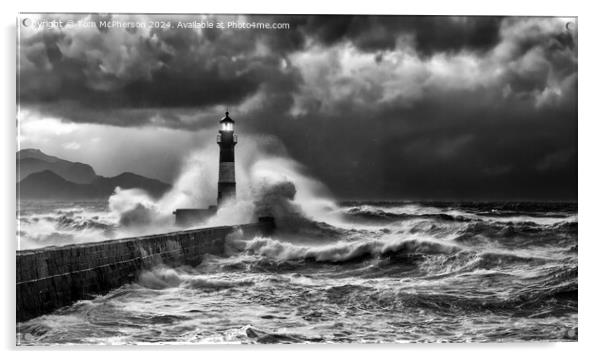 The Storm Acrylic by Tom McPherson