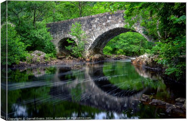 Dundonnell River Crossing Canvas Print by Darrell Evans