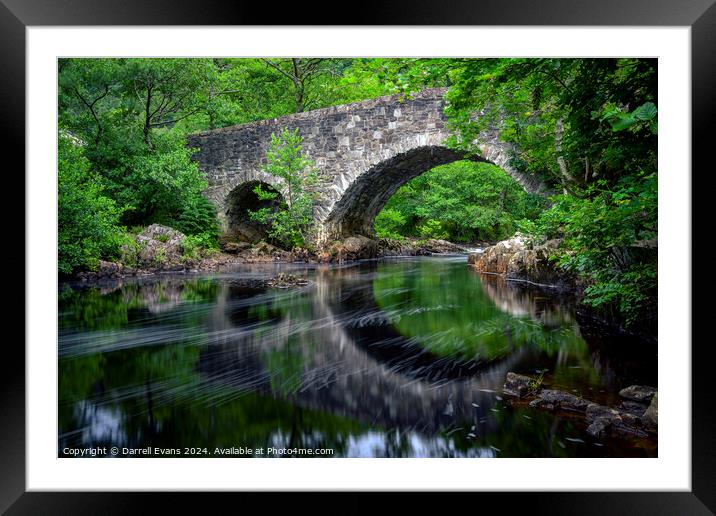 Dundonnell River Crossing Framed Mounted Print by Darrell Evans