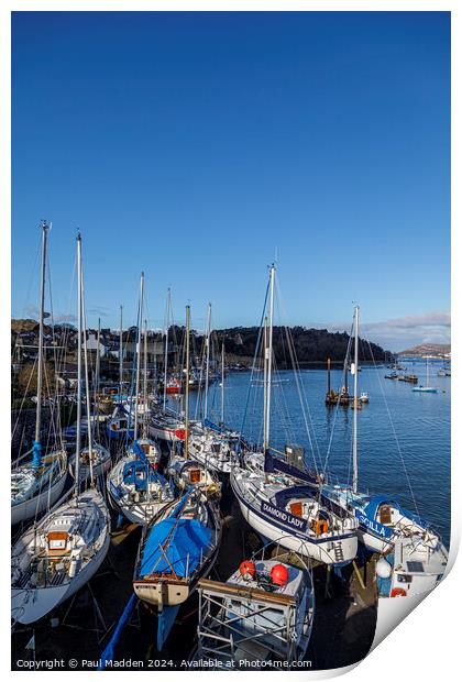 Conwy Marina Print by Paul Madden