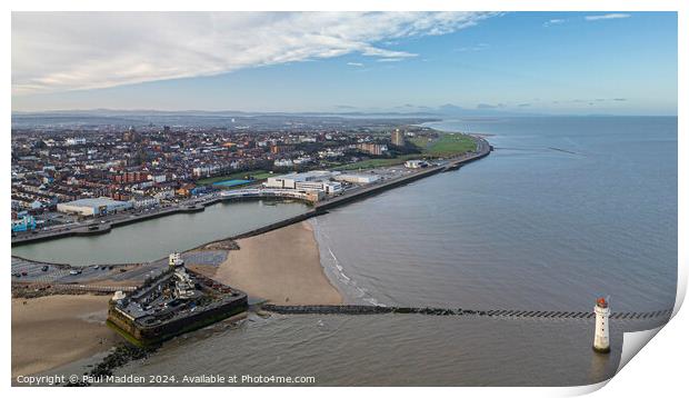 New Brighton Waterfront Print by Paul Madden