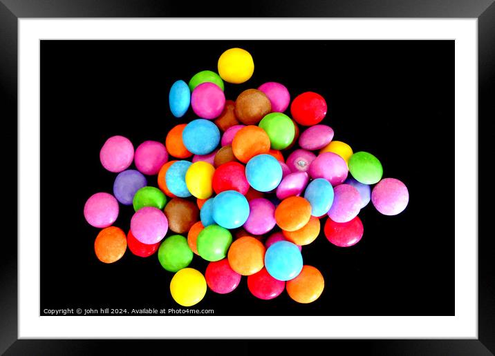 confectionary. Framed Mounted Print by john hill