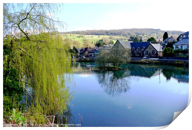 The old Millpond Print by john hill