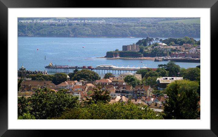 Paignton View Framed Mounted Print by Stephen Hamer