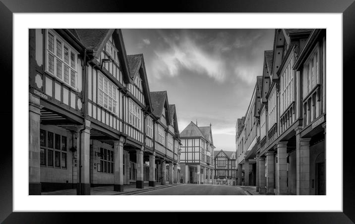 Chesterfield Black and White Framed Mounted Print by Tim Hill