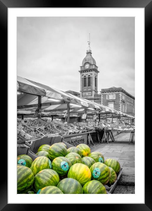 Chesterfield Market Framed Mounted Print by Tim Hill