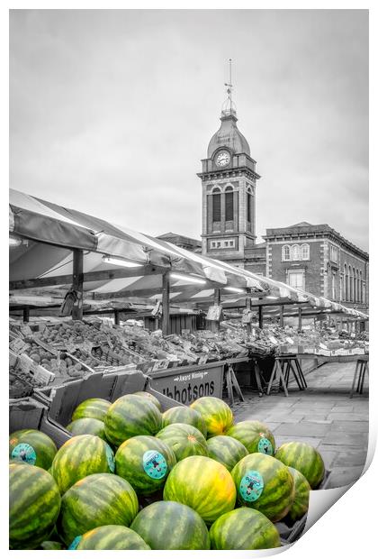 Chesterfield Market Print by Tim Hill