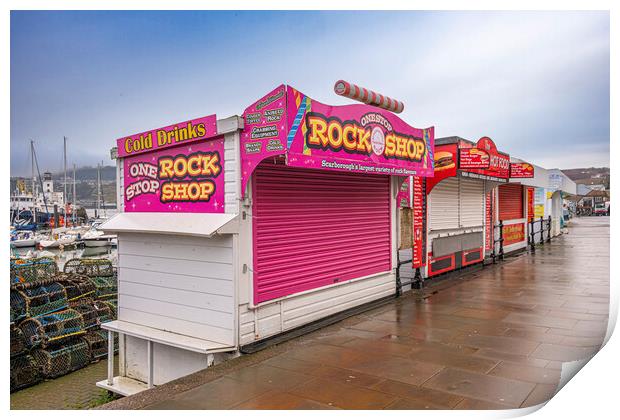 One Stop Rock Shop Print by Steve Smith