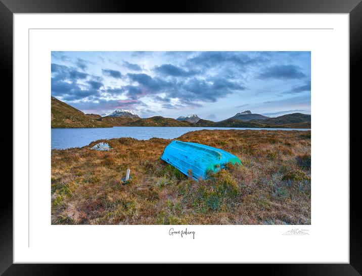 Gone fishing in the Scottish Highlands  Framed Mounted Print by JC studios LRPS ARPS