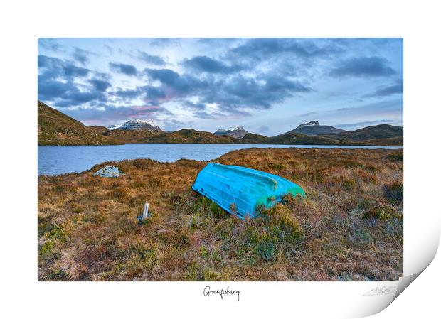 Gone fishing in the Scottish Highlands  Print by JC studios LRPS ARPS
