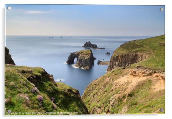 Spring evening at Land's End  Acrylic by Andrew Ray