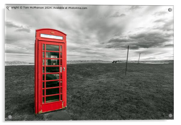 The Phone Box Acrylic by Tom McPherson