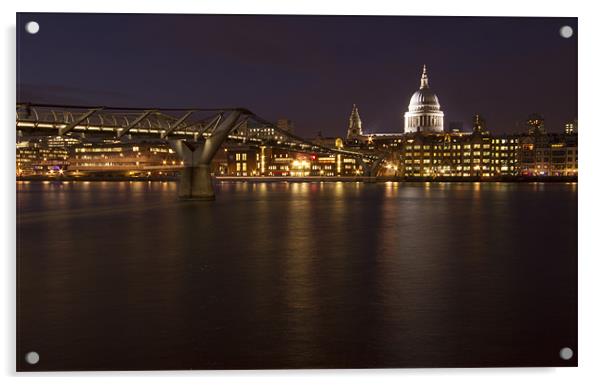 London Skyline Acrylic by David French