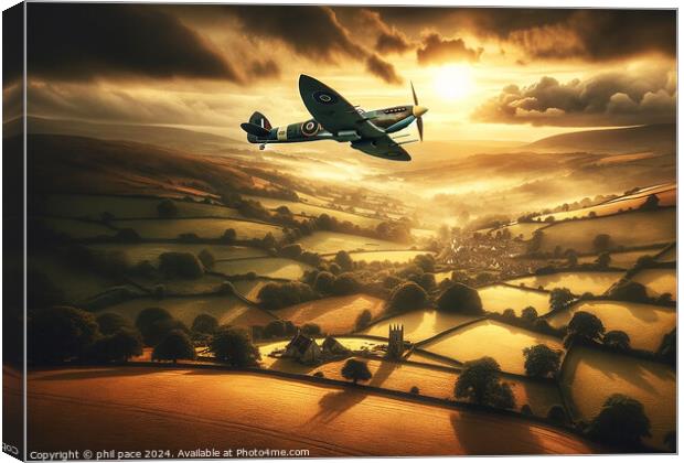 Guardian of the Countryside Canvas Print by phil pace
