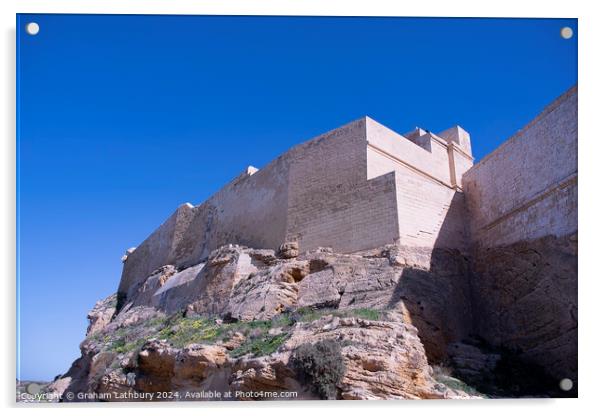 The Citadel, Gozo, Malta Acrylic by Graham Lathbury