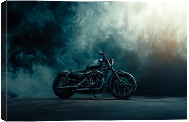 Harley Davidson Canvas Print by Picture Wizard