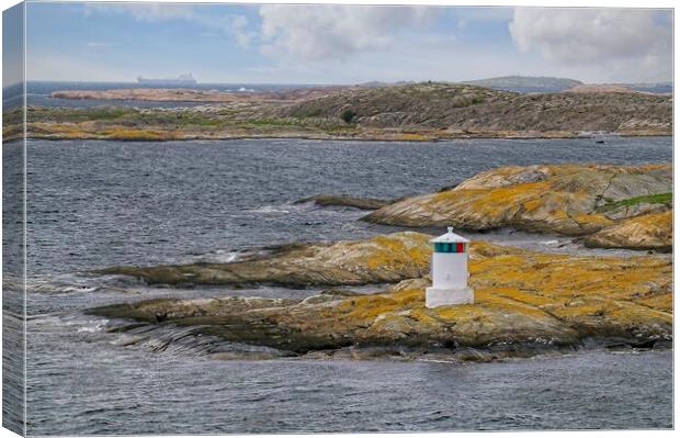 Island Seascape - Lysekil Sweden Canvas Print by Martyn Arnold