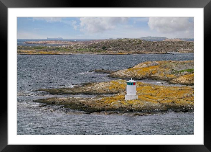 Island Seascape - Lysekil Sweden Framed Mounted Print by Martyn Arnold