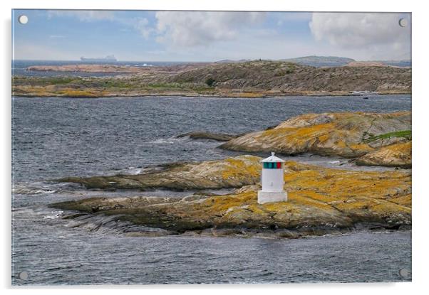 Island Seascape - Lysekil Sweden Acrylic by Martyn Arnold