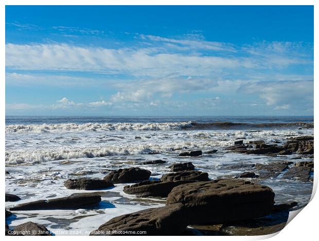 Dunraven Bay Print by Jane Metters