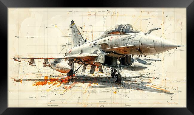 Eurofighter Typhoon Framed Print by Airborne Images