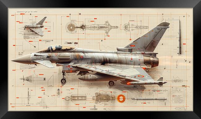 Eurofighter Typhoon Framed Print by Airborne Images