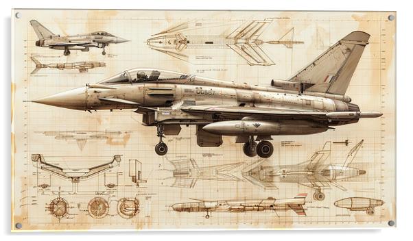 Eurofighter Typhoon Acrylic by Airborne Images