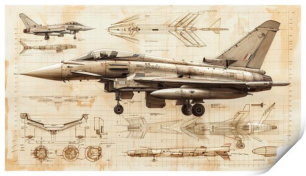 Eurofighter Typhoon Print by Airborne Images