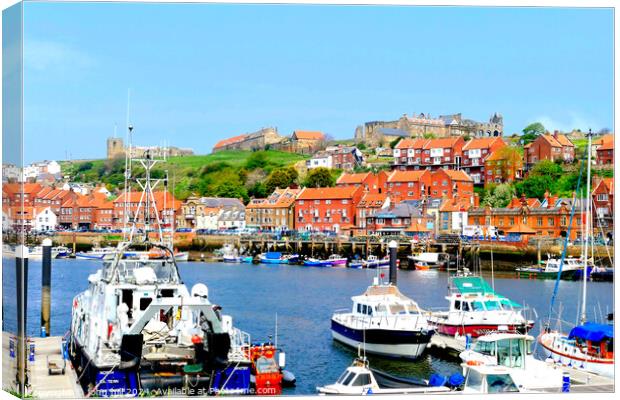 Whitby, Yorkshire. Canvas Print by john hill