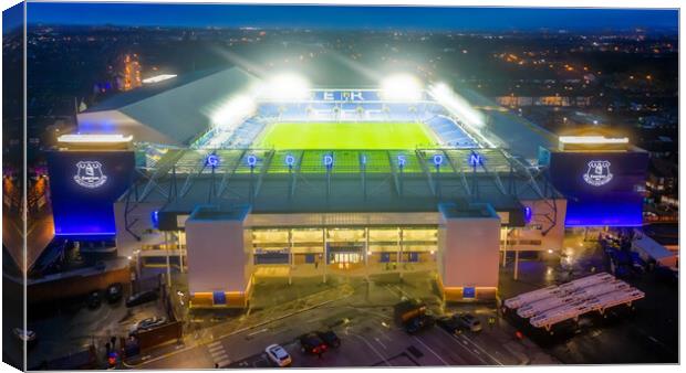 Goodison Park Canvas Print by Apollo Aerial Photography