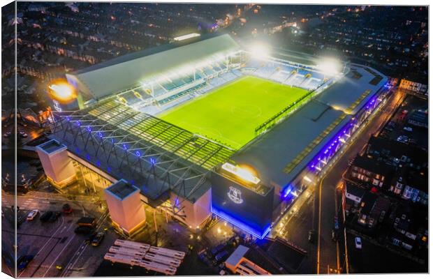 Goodison Park Canvas Print by Apollo Aerial Photography