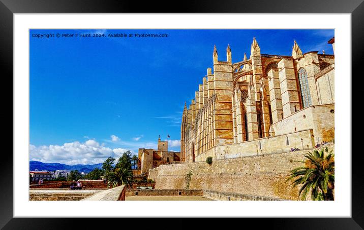 The Stunning Palma Cathedral Mallorca Framed Mounted Print by Peter F Hunt
