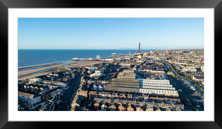 Blackpool Framed Mounted Print by Apollo Aerial Photography