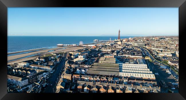 Blackpool Framed Print by Apollo Aerial Photography