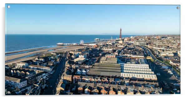 Blackpool Acrylic by Apollo Aerial Photography