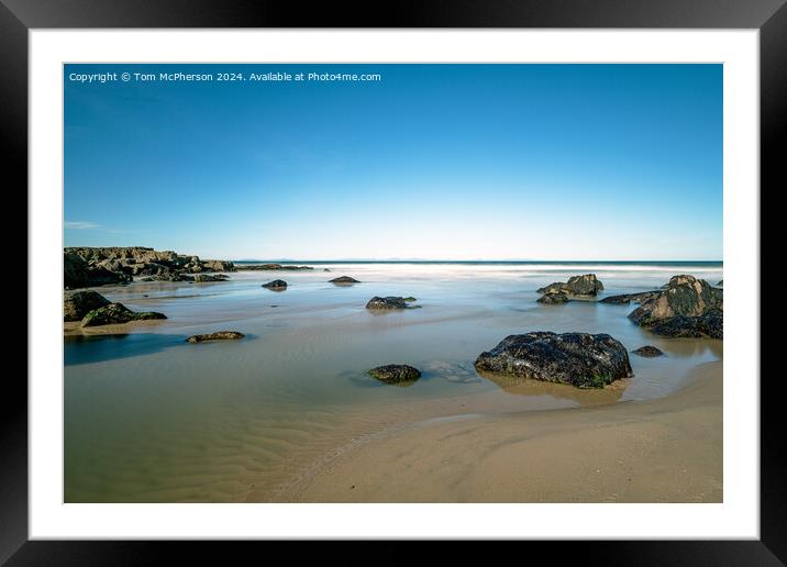 Long Exposure Seascape Framed Mounted Print by Tom McPherson