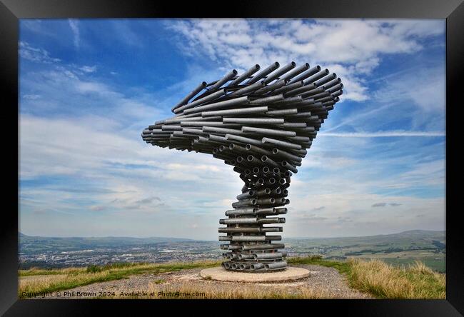 The Singing Ringing Tree, Burnley. Framed Print by Phil Brown
