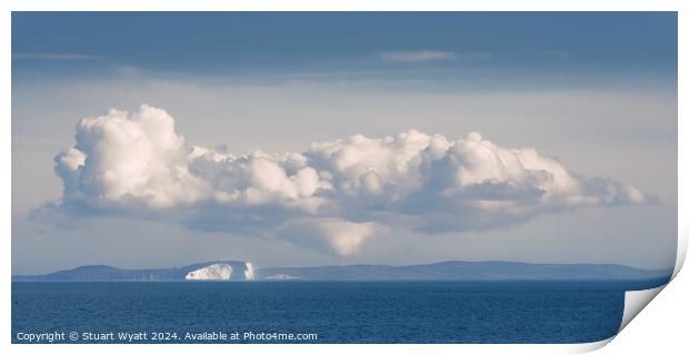 Lenticular Cloud over the Isle of Wight Print by Stuart Wyatt