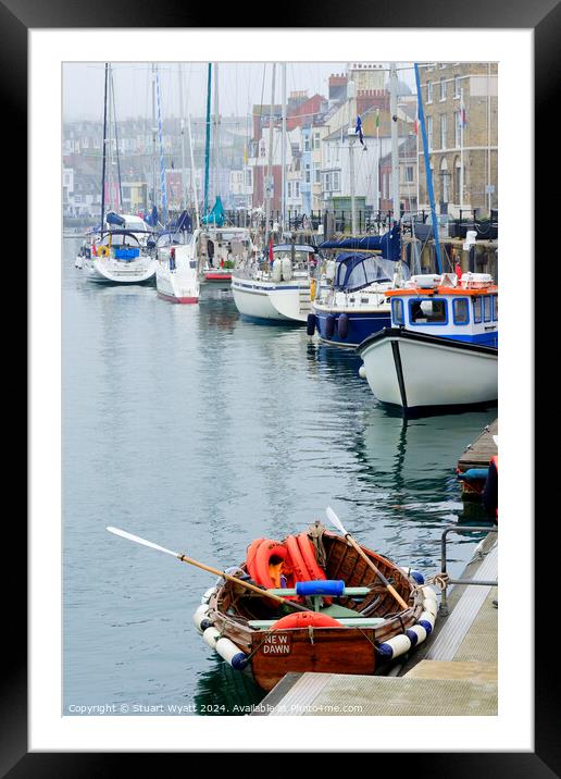 Weymouth Harbour Framed Mounted Print by Stuart Wyatt