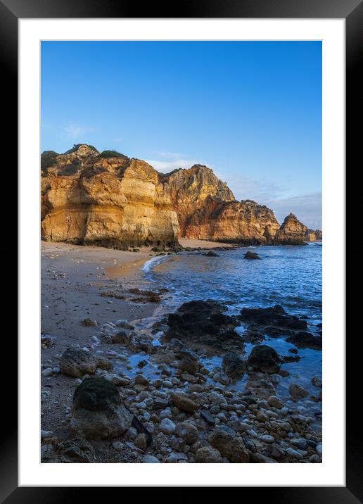 Algarve Coast From Camilo Beach In Portugal Framed Mounted Print by Artur Bogacki